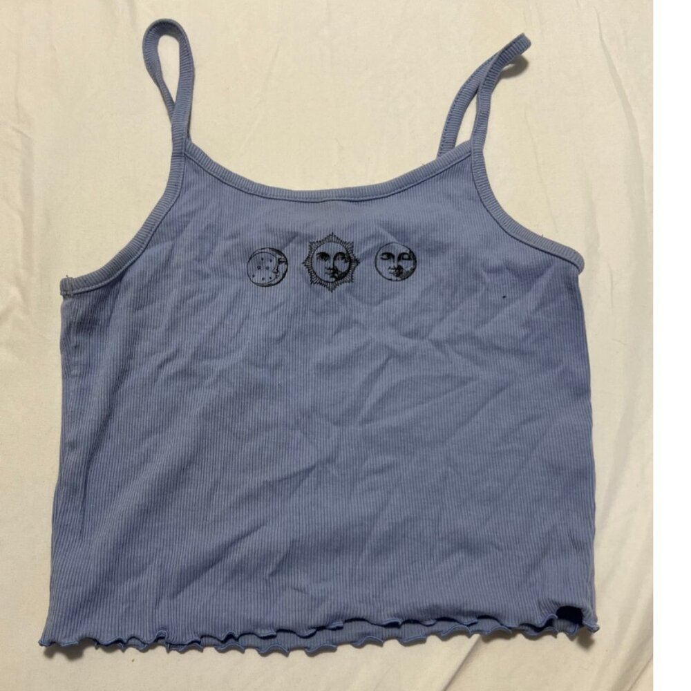 Blue tank top